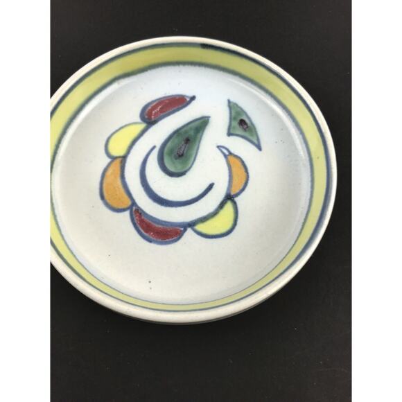 Vintage Buchan Stoneware Pottery Sutherland Coaster Trinket Scotland 4 1/8 - Picture 4 of 11